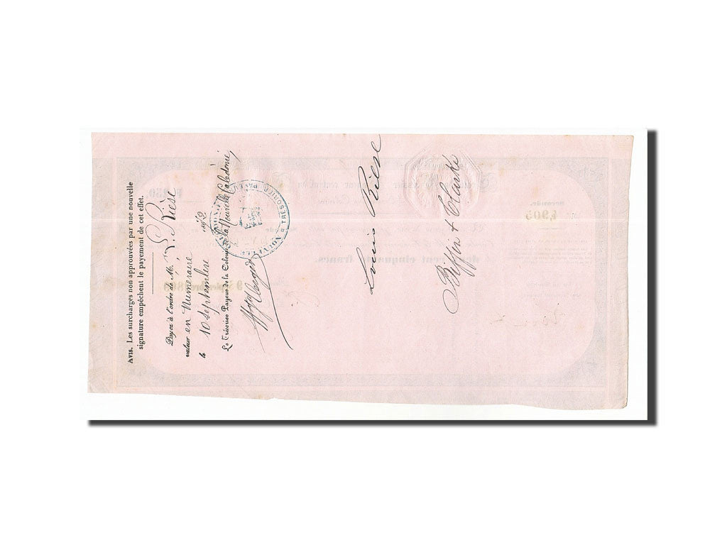 Nieuw -Caledonië, 250 Francs, 1869-09-09, EF 45, PMG