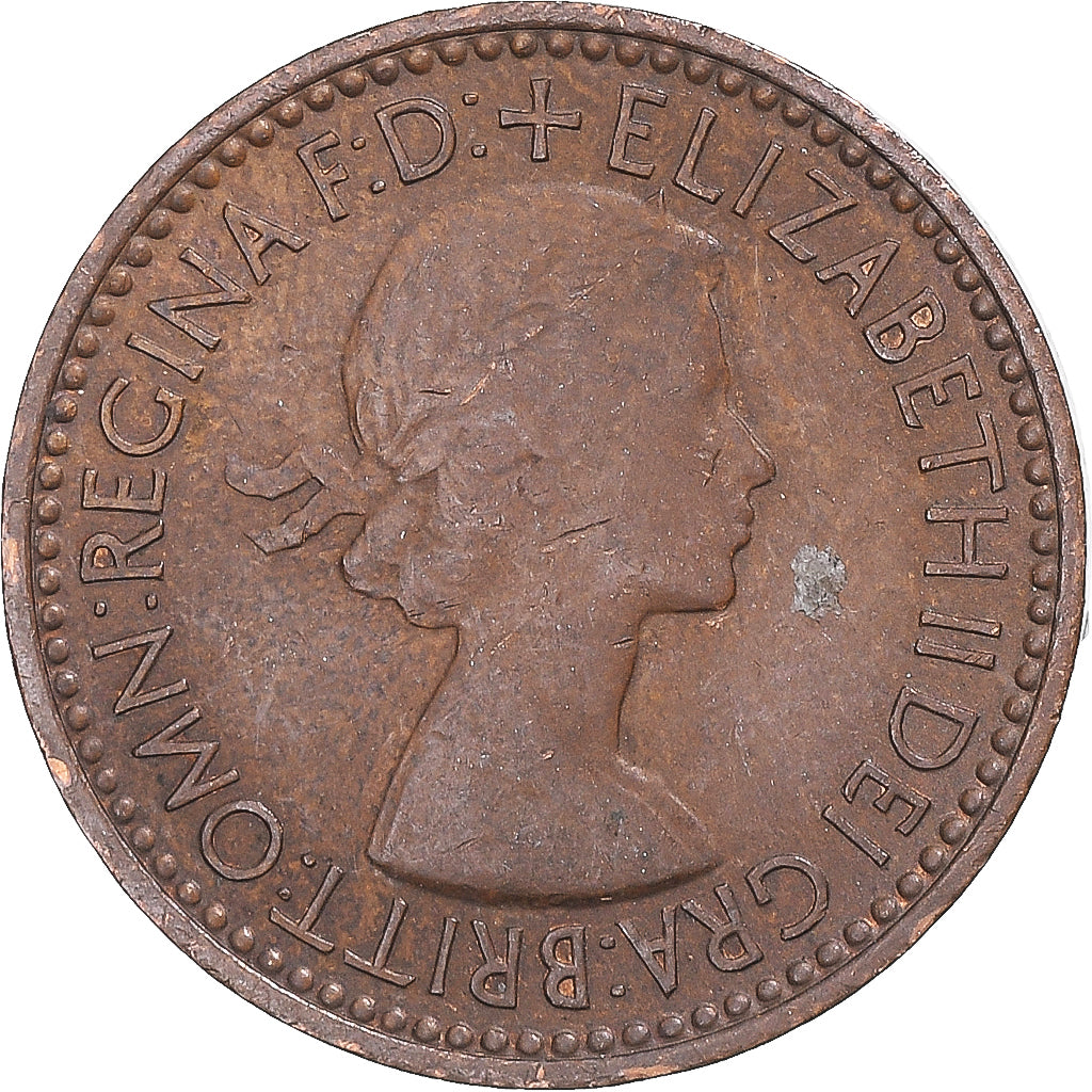 Munten, Groot Bretagne, Farthing, 1953