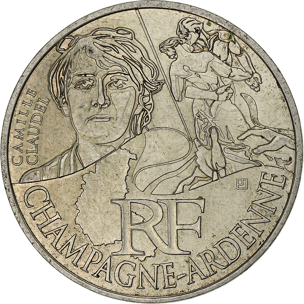 France, 10 Euro, Champagne-Ardenne, 2012, MDP, Argent, SUP