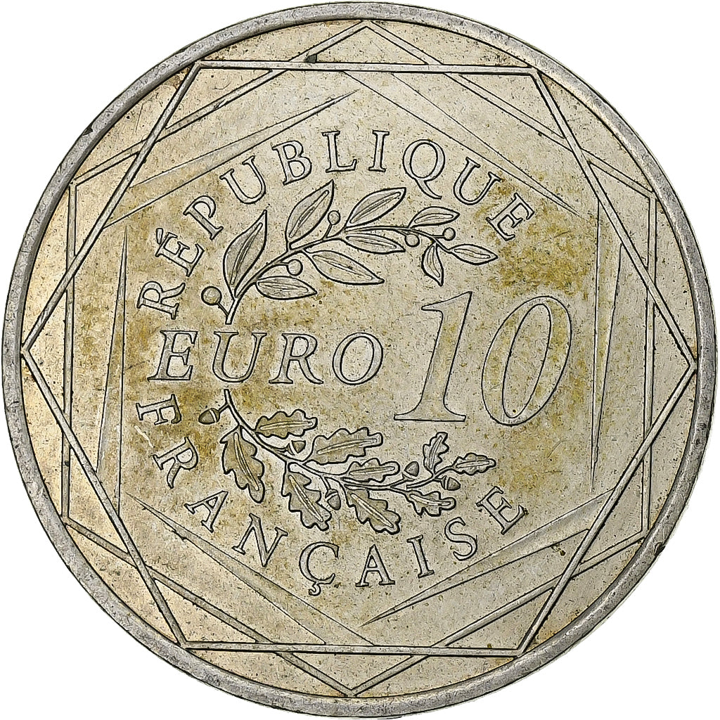 France, 10 Euro, Hercule, 2013, MDP, Silver, AU(55-58)