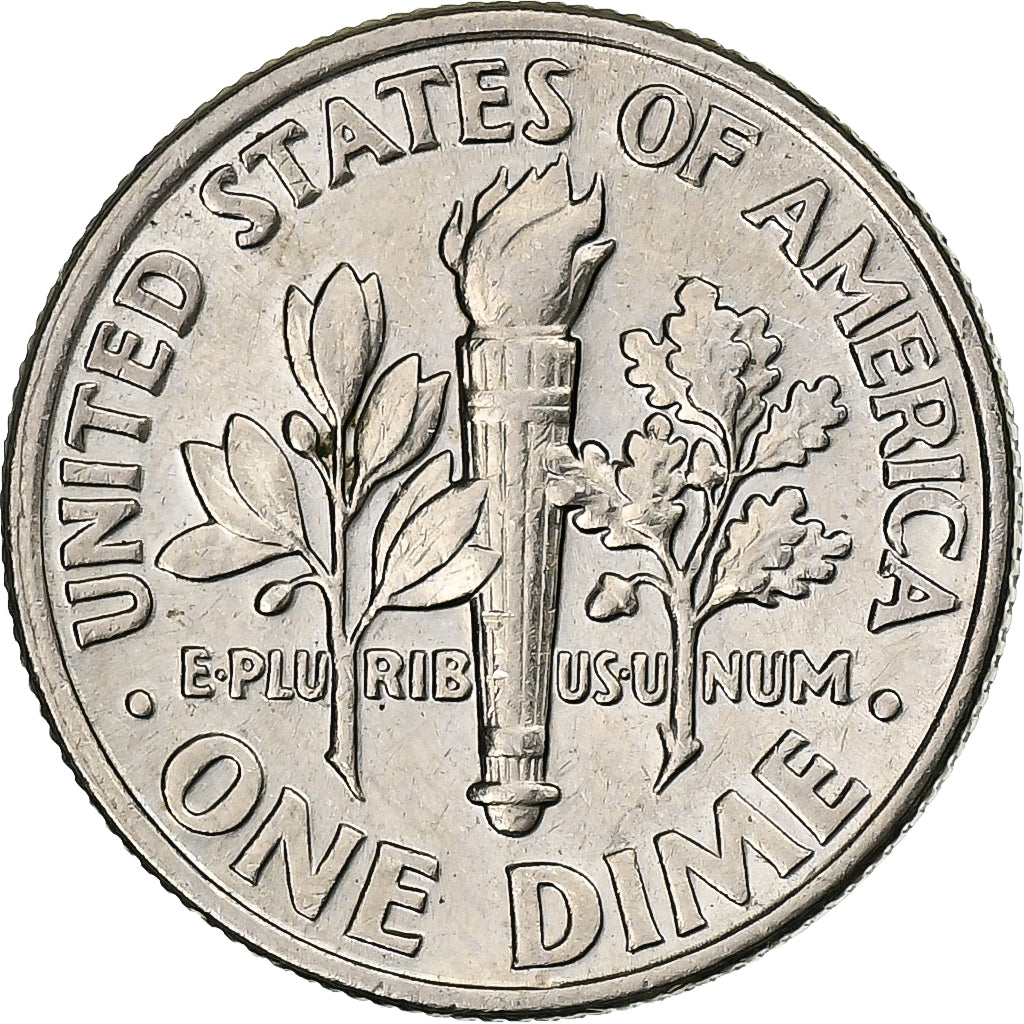 United States, Dime, Roosevelt, 1995, Philadelphia, Copper-Nickel Clad Copper