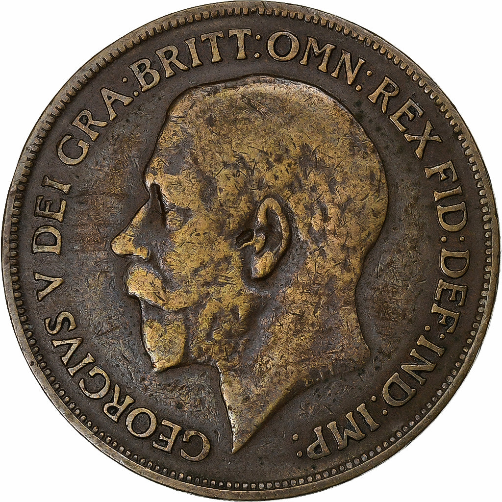 Gran Bretagna, George V, Penny, 1916, London, Bronzo, MB