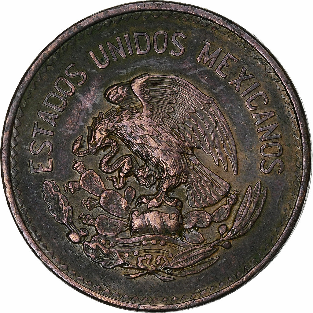 Mexico, 20 Centavos, 1946, Mexico, Bronzen, ZF+
