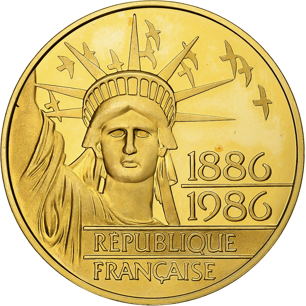 Francia, 100 Francs, Liberté, 1986, MDP, Oro, SPL
