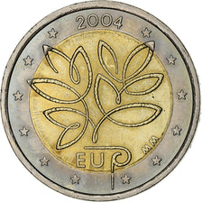 Finland, 2 Euro, Enlargement of EU, 2004, Vantaa, Bi-Metallic, AU(55-58)