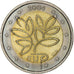 Finland, 2 Euro, Enlargement of EU, 2004, Vantaa, Bi-Metallic, AU(55-58)