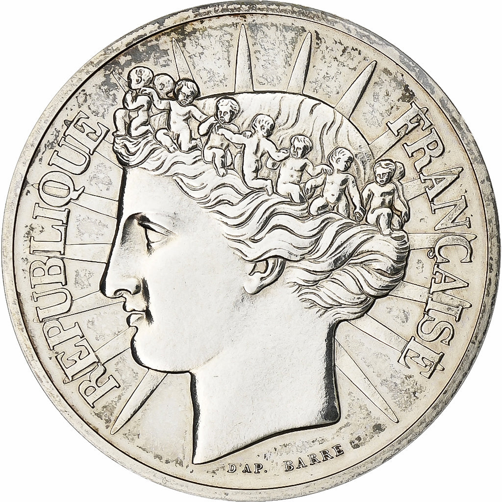 Frankrijk, 100 Francs, Fraternité, 1988, MDP, Zilver, UNC-