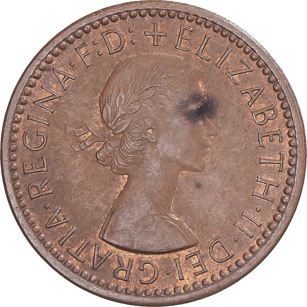 Münze, Großbritannien, Farthing, 1954