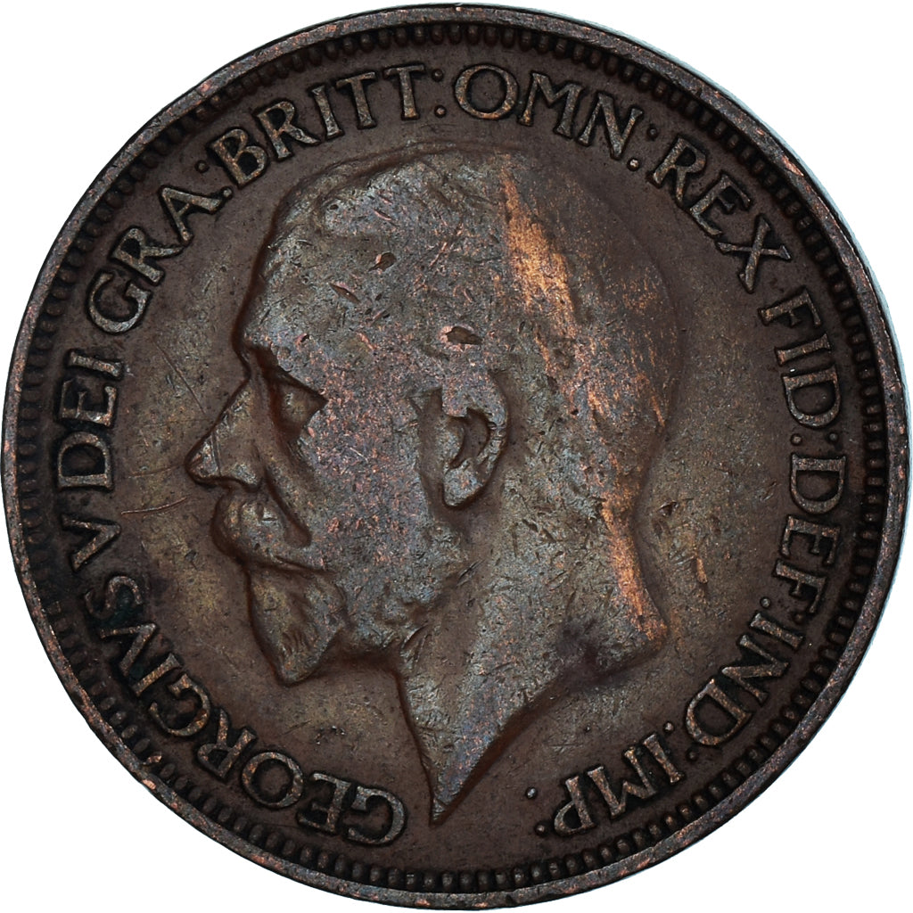 Münze, Großbritannien, 1/2 Penny, 1927