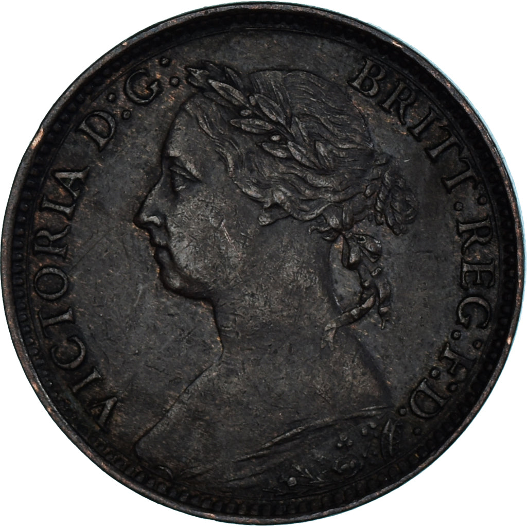 Coin, Great Britain, Farthing, 1886