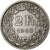 Suiza, 2 Francs, Helvetia, 1968, Bern, Cobre - níquel, EBC