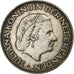 Netherlands, Juliana, 2-1/2 Gulden, 1964, Utrecht, Silver, EF(40-45)