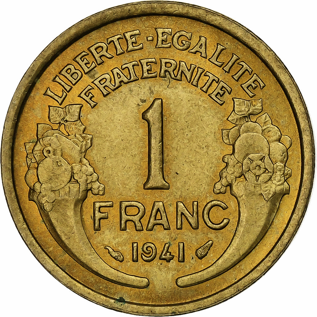 Frankreich, Franc, Morlon, 1941, Paris, Cupro-Aluminium, SS