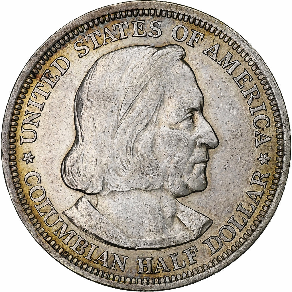 United States, Half Dollar, Columbian Exposition, 1893, Philadelphia, Silver