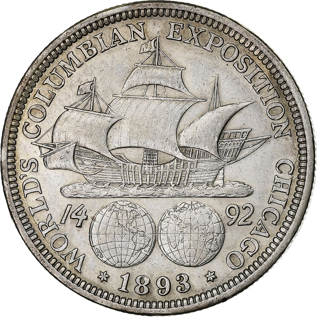 United States, Half Dollar, Columbian Exposition, 1893, Philadelphia, Silver