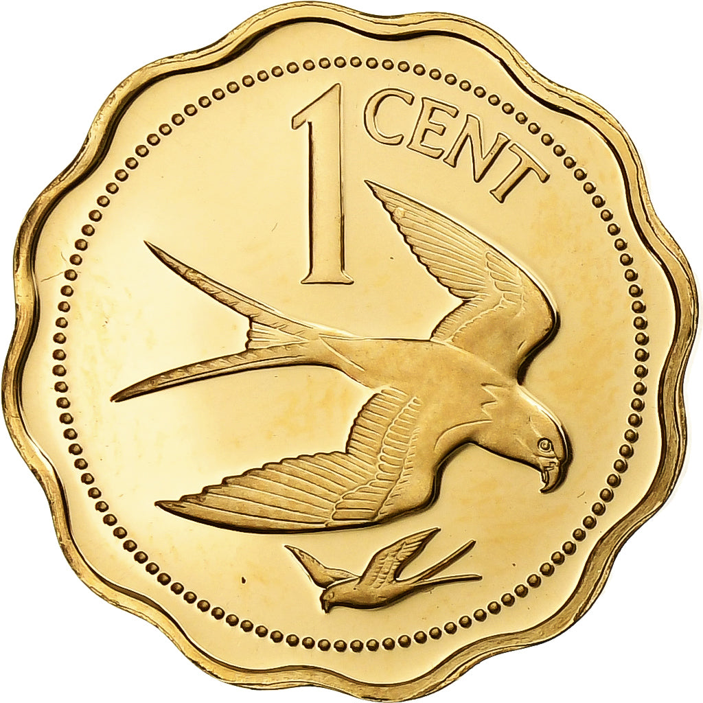 Belize, Elizabeth II, 1 Cent, 1976, Franklin Mint, Proof, Bronzen, FDC