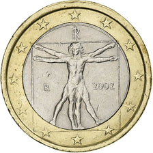 Italie, 1 Euro, 2002, Rome, Bimétallique, TTB+