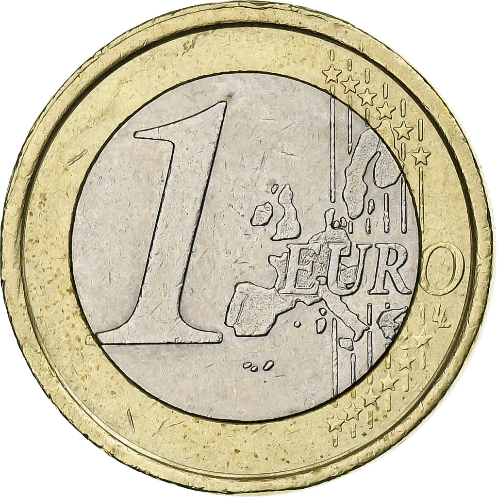 Italie, 1 Euro, 2002, Rome, Bimétallique, TTB+