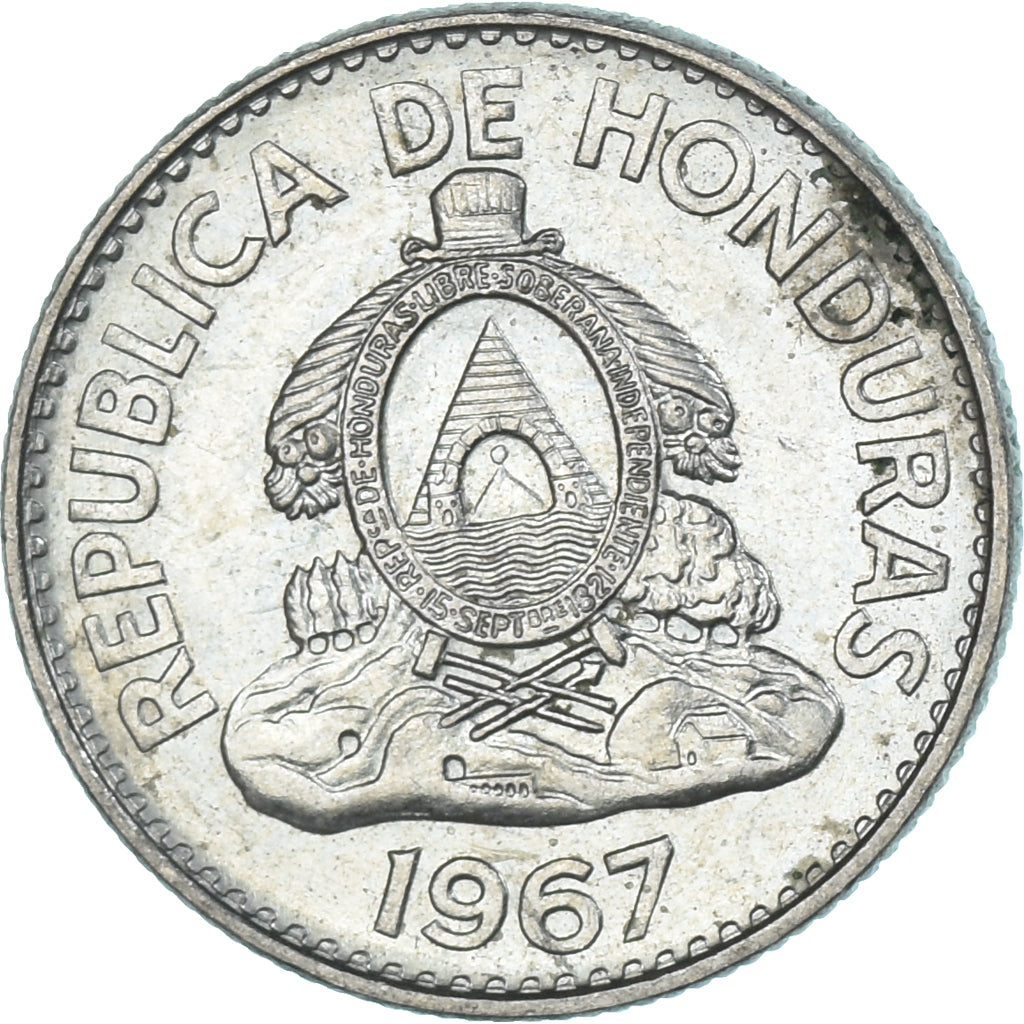 Coin, Honduras, 20 Centavos, 1967