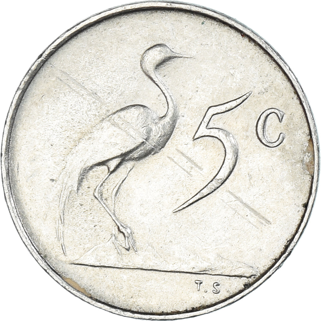 Monnaie, Afrique du Sud, 5 Cents, 1967