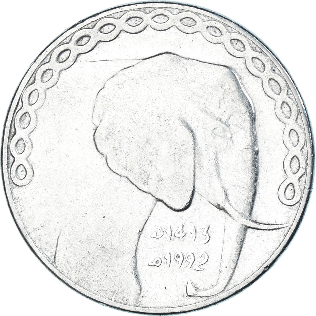 Moneta, Algeria, 5 Dinars, 1992