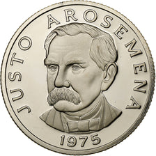Panamá, 25 Centesimos, 1975, Franklin Mint, Proof, Cobre Revestido a
