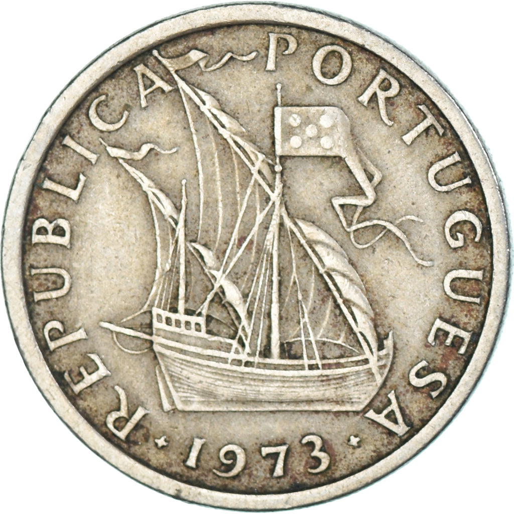 Moneda, Portugal, 5 Escudos, 1973