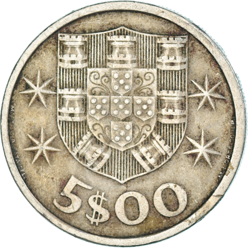 Moneda, Portugal, 5 Escudos, 1973