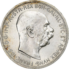 Austria, Franz Joseph I, Corona, 1914, Vienna, Silver, AU(50-53)