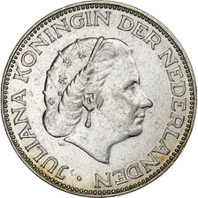 Nederland, Juliana, 2-1/2 Gulden, 1961, Utrecht, Zilver, ZF+