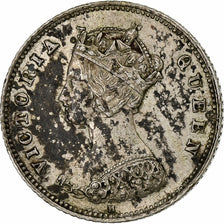 Hong Kong, Victoria, 10 Cents, 1876, Heaton, Argento, MB