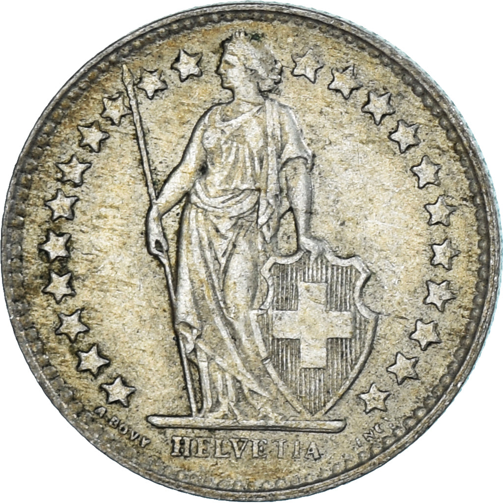 Moneta, Svizzera, 1/2 Franc, 1956