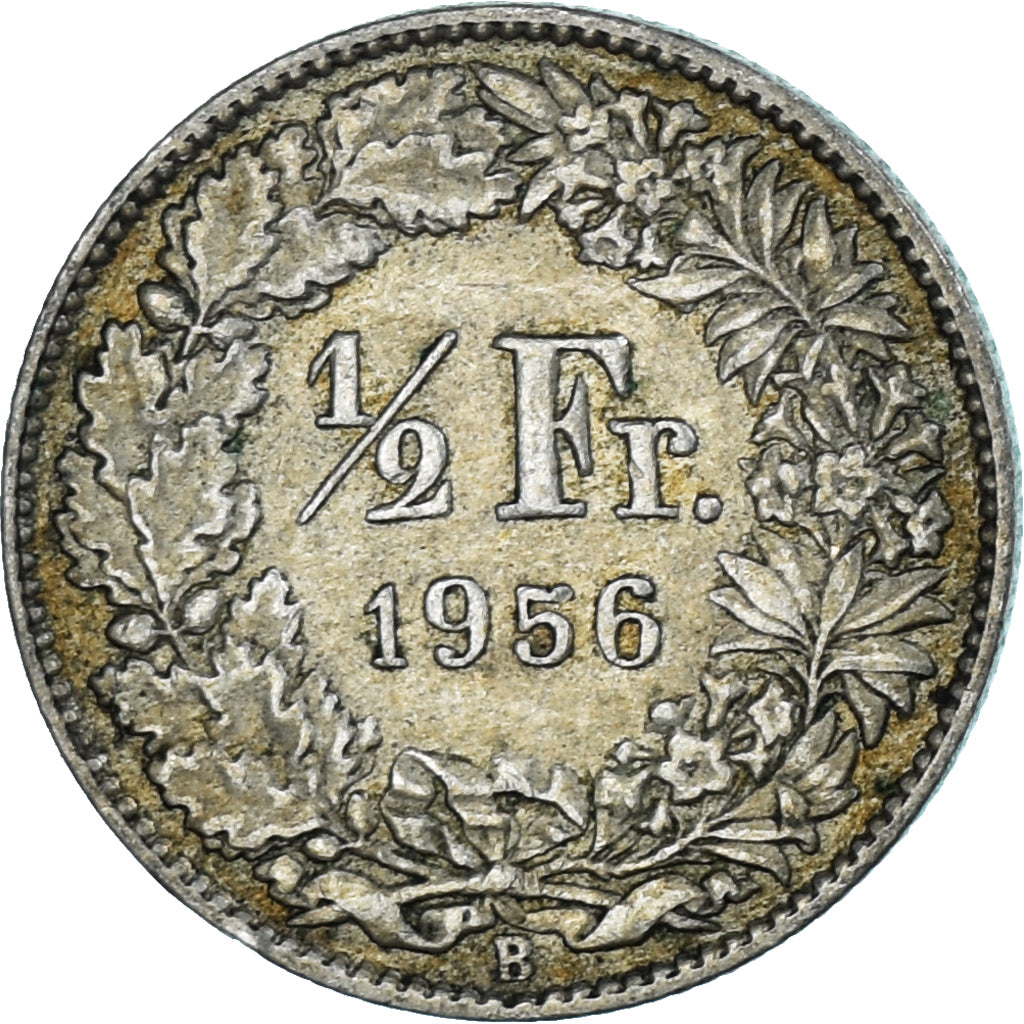 Moneta, Svizzera, 1/2 Franc, 1956