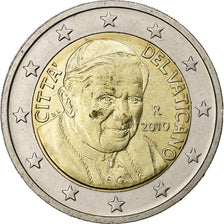 Vaticaan, Benedict XVI, 2 Euro, 2010, Rome, Bi-Metallic, UNC-