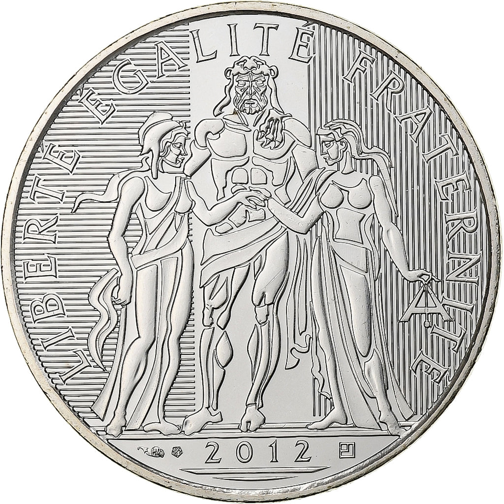 Frankrijk, 10 Euro, Hercule, 2012, MDP, Zilver, FDC