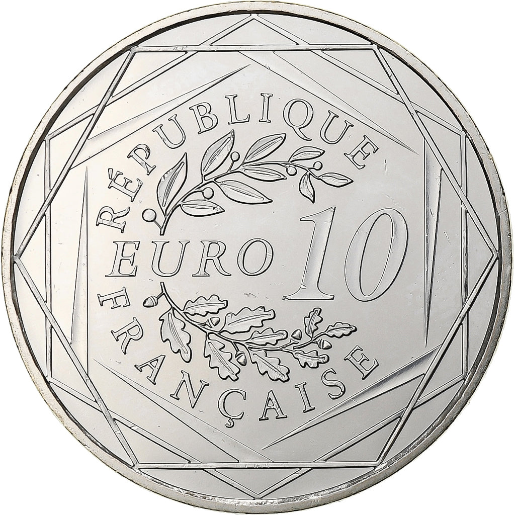 Francja, 10 Euro, Hercule, 2012, MDP, Srebro, MS(65-70)