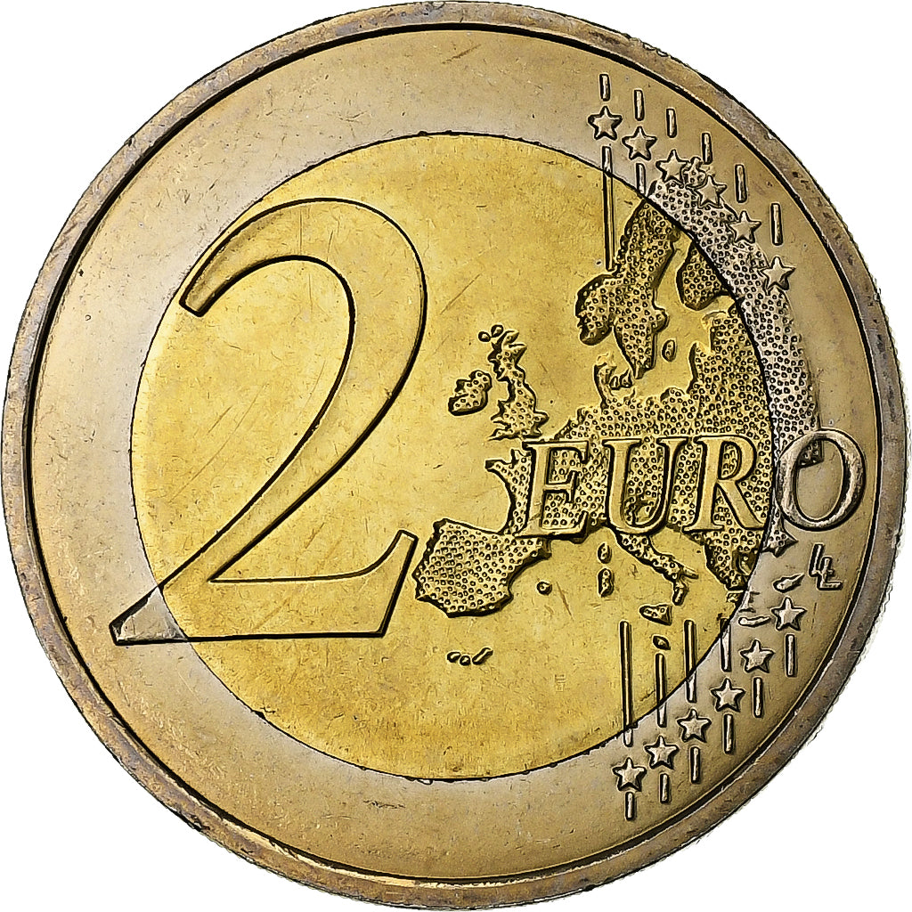 Frankrijk, 2 Euro, 10 Years of Euros Cash, 2012, MDP, Bi-Metallic, UNC-