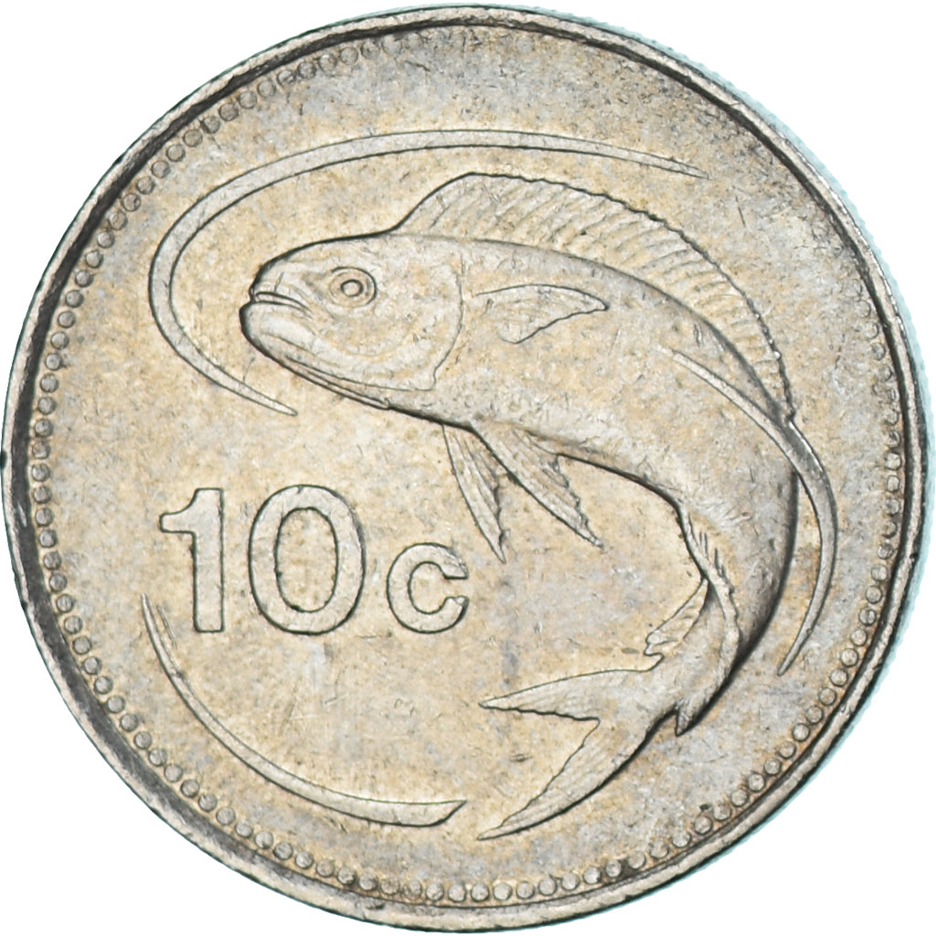 Moneta, Malta, 10 Cents, 1992