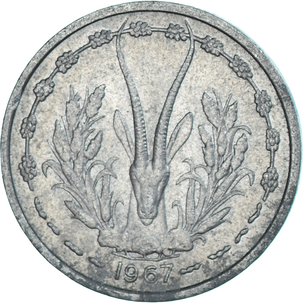 Monnaie, Communauté économique des États de l'Afrique de l'Ouest, Franc, 1967