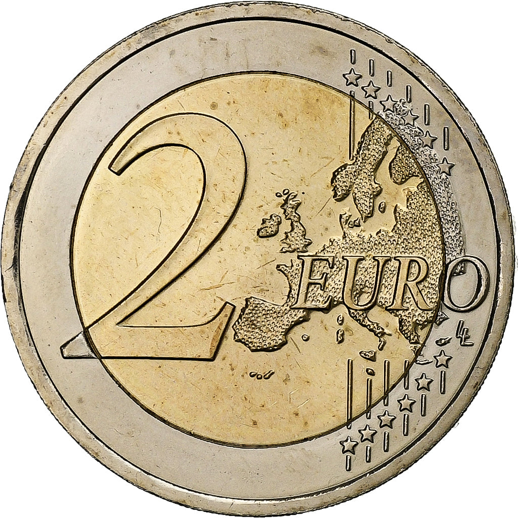 Áustria, 2 Euro, 10 Years of Euros Cash, 2012, Vienna, Bimetálico, MS(63)