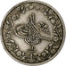 Egitto, Abdul Hamid II, 2/10 Qirsh, 1884 (AH 1293/10), Vienna, Rame-nichel, BB