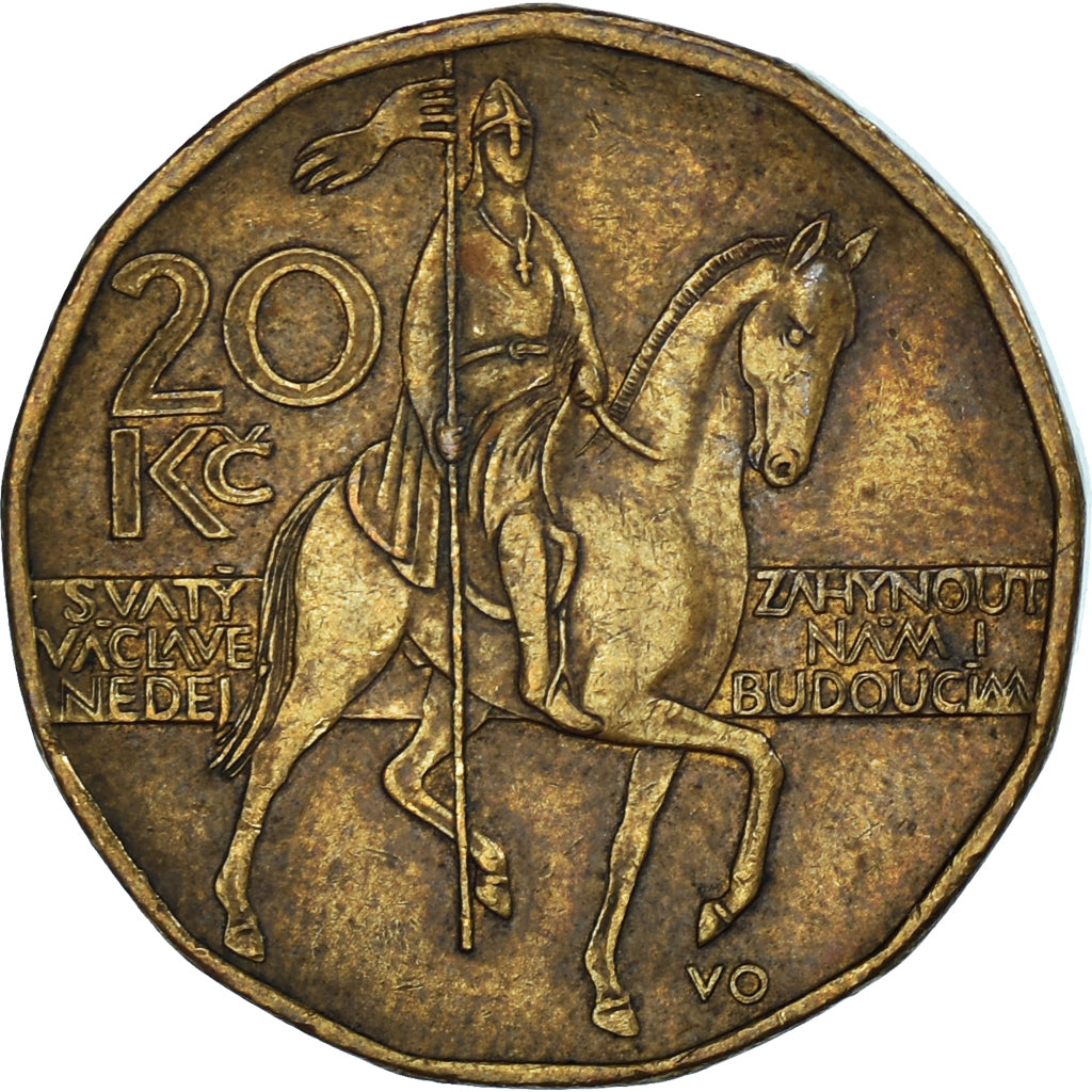 Moneda, República Checa, 20 Korun, 2000