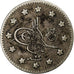Ottoman Empire, Abdul Hamid II, 1 Kurus, 1897 (1293), Constantinople, Zilver, ZF