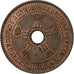 Congo belga, Leopold II, 2 Centimes, 1888, Cobre, MBC+