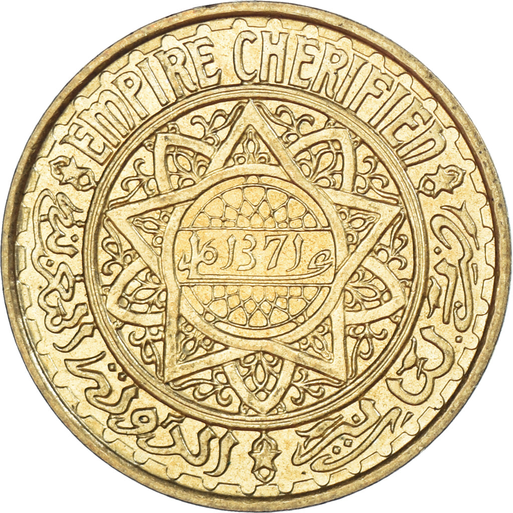 Monnaie, Maroc, 50 Francs, 1371