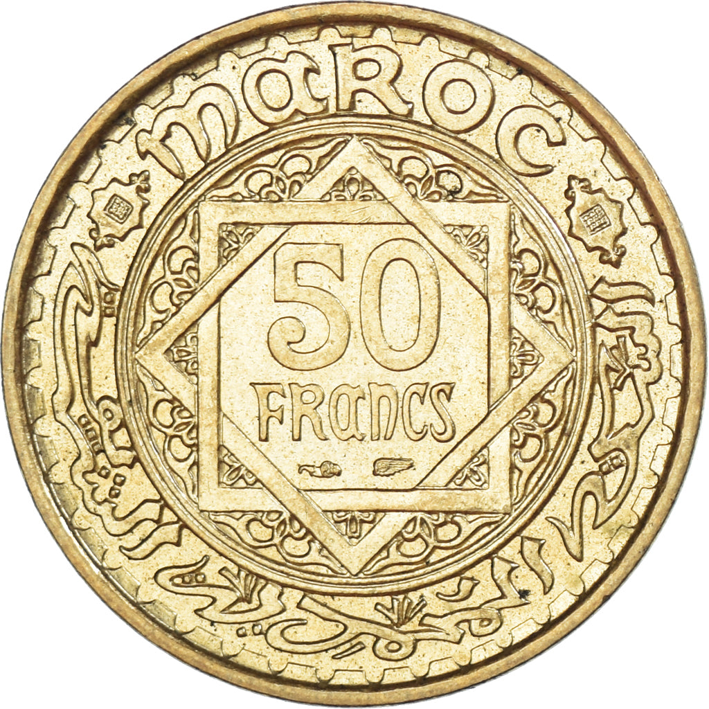 Monnaie, Maroc, 50 Francs, 1371