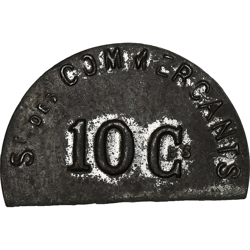 Francja, Société des Commerçants - Dunkerque, 10 Centimes, 1920, Incuse