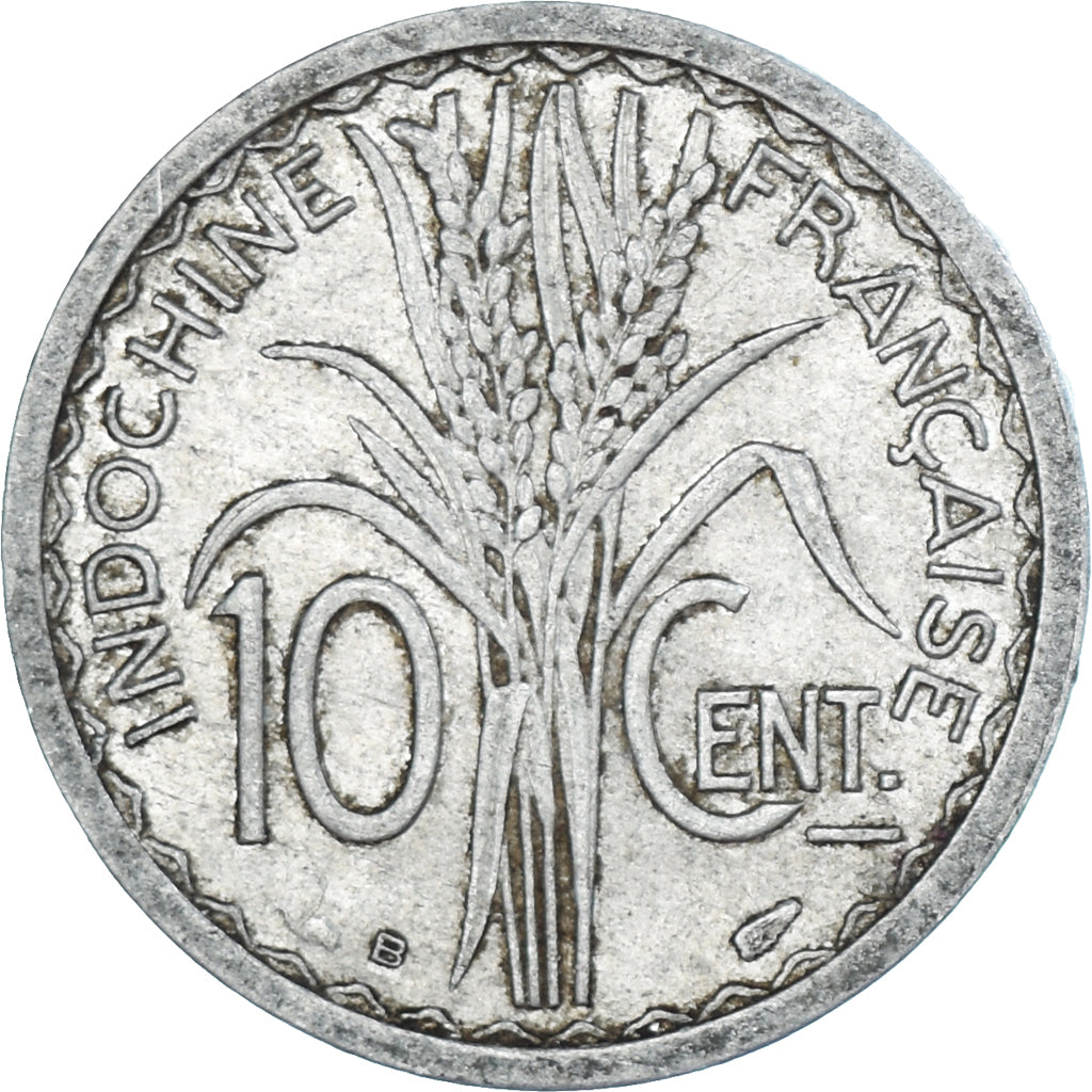 Munten, FRANS INDO-CHINA, 10 Cents, 1945