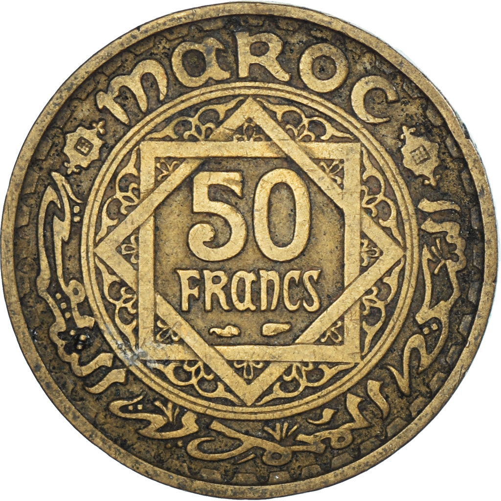 Monnaie, Maroc, 50 Francs, 1371