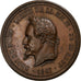 France, Medal, Chambre de Commerce de Lille, 1867, Copper, Chaplain, AU(55-58)
